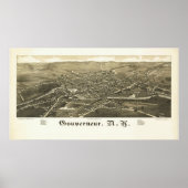 Gouverneur NY 1885 Poster (Vorne)