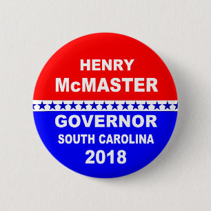 Gouverneur South Carolina 2018 Henrys McMaster Button