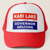 Gouverneur von Kari Lake Arizona Truckerkappe (Vorderseite)