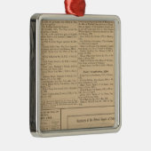 Gouverneure von Delaware Silbernes Ornament (Rechts)