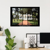 Gouverneurshaus von Texas Poster (Heimbüro)