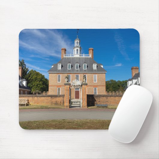 Gouverneurspalast in Williamsburg Mousepad (Mit Mouse)