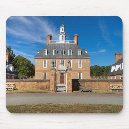 Gouverneurspalast in Williamsburg Mousepad (Vorne)