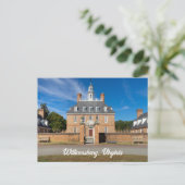 Gouverneurspalast in Williamsburg Postkarte (Stehend Vorderseite)