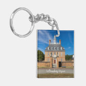 Gouverneurspalast in Williamsburg Schlüsselanhänger (Vorderseite links)