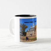 Gouverneurspalast, Kolonial-Williamsburg Zweifarbige Tasse (Vorderseite Links)