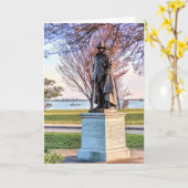 Gov. Bradford und Mayflower II. Karte (Gelbe Blume)