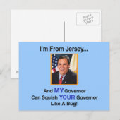 Gov. Chris Christie Postcard Postkarte (Vorne/Hinten)
