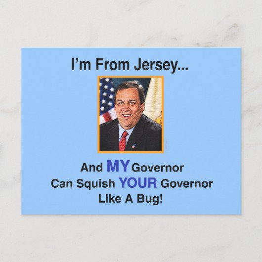 Gov. Chris Christie Postcard Postkarte (Vorderseite)