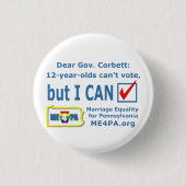 Gov. Corbett Buttons (Vorderseite)