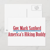 Gov. Mark Sanford Postkarte (Vorne/Hinten)