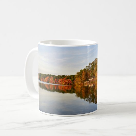 Gov Notte Park Herbst Spiegelungen Kaffeetasse (Vorderseite Links)