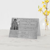 Gov William Bradford Collage Karte (Gelbe Blume)