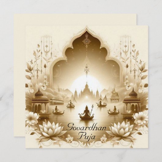 Govardhan Puja Karte (Vorne/Hinten)