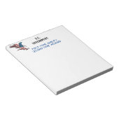 Government Funny Notepad Notizblock (angewinkelt)