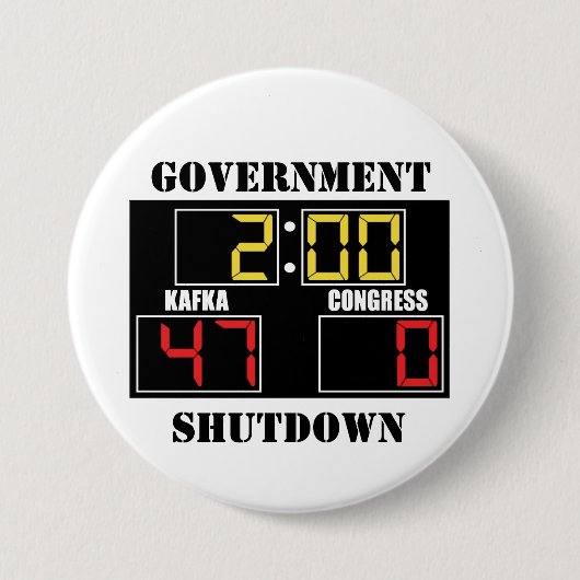 Government Shutdown Button (Vorderseite)