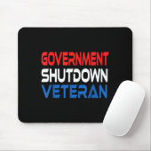 Government Shutdown Veteran Mousepad (Mit Mouse)