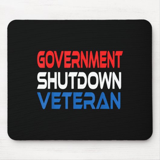 Government Shutdown Veteran Mousepad (Vorne)