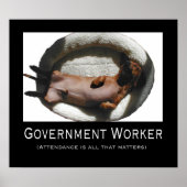 Government Worker Poster (Vorne)