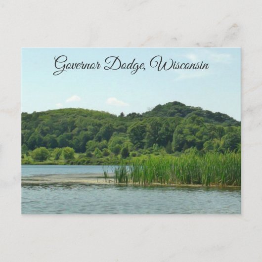 Governor Dodge Wisconsin Staat Park Postcard Postkarte (Vorderseite)
