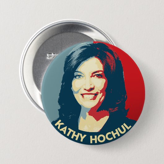GOVERNOR KATHY HOCHUL BUTTON (Vorne & Hinten)