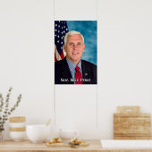 Governor Mike Pence Poster (Küche)
