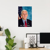 Governor Mike Pence Poster (Heimbüro)