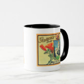 Governor Orange LabelLindsay, CA Tasse (VorderseiteRechts)