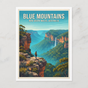 Govetts Leap Aussichtspunkt Blackheath Australien Postkarte