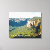 Govetts Leap Blue Mountains Australien Reise Leinwanddruck (Vorderseite)