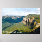 Govetts Leap Blue Mountains Australien Reise Poster (Vorne)
