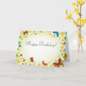 Gövine Birthday Card Karte (Gelbe Blume)