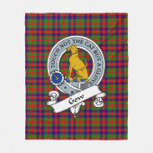 Gow Clan Abzeichen Tartan Kariert Fleecedecke (Vorderseite)