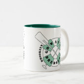 Gowanus Bagger-Kaffee-Tasse Zweifarbige Tasse (VorderseiteRechts)