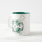 Gowanus Bagger-Kaffee-Tasse Zweifarbige Tasse (Vorderseite Links)