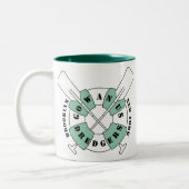 Gowanus Bagger-Kaffee-Tasse Zweifarbige Tasse (Links)