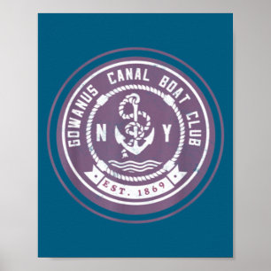 Gowanus C Boot Club Lustig Brooklyn New York Also  Poster