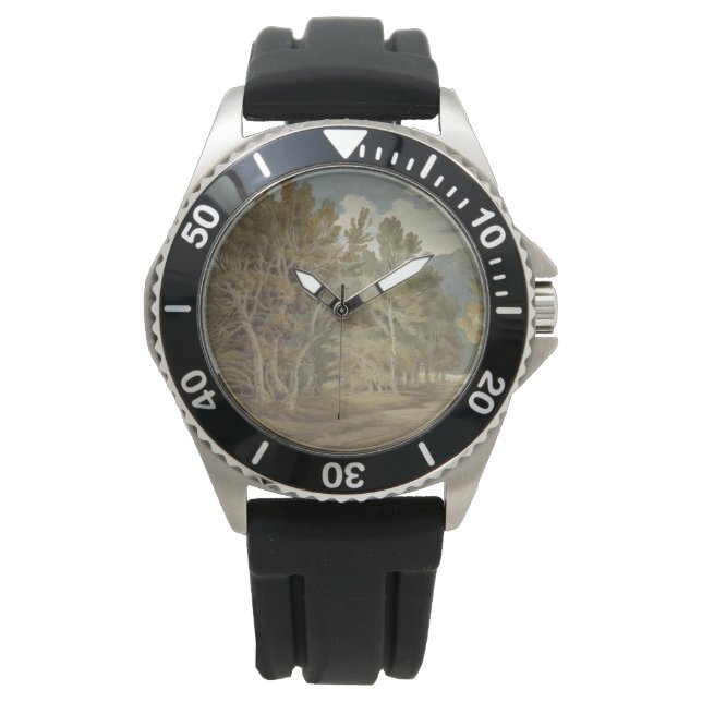 Gowbarrow Park, Ullswater (von John White Abbott) Armbanduhr (Vorderseite)