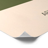 Gower AONB Travel Poster (Ecke)