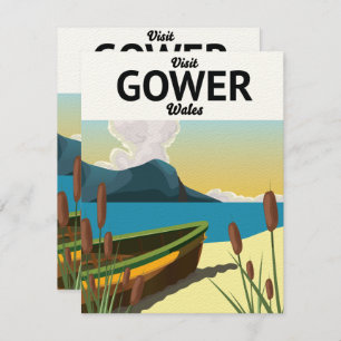 Gower Wales Reiseplakat