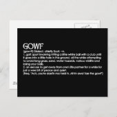 Gowf Postkarte (Vorne/Hinten)