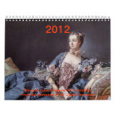 gown Madame de Pompadour Kalender (Titelbild)