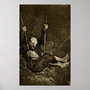 Goya - Alte Schaukel 1820 Poster