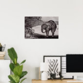 Goya - andere Gesetze von Menschen oder Bestie Abs Poster (Heimbüro)