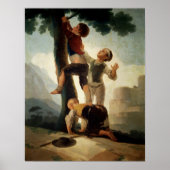 Goya - Boys Climbing Tree 1791 Poster (Vorne)