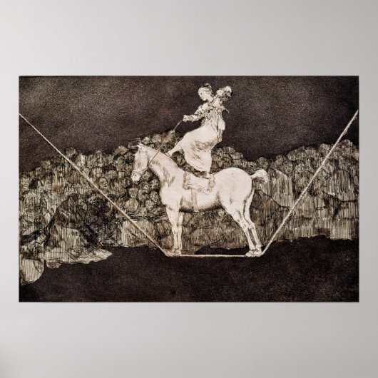 Goya - Circus Queen Timely Absurdity 1823 Poster (Vorne)