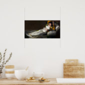 Goya - Clothed Maja 1800 Poster (Küche)