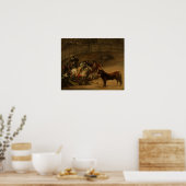 Goya - Corrida 1824 Poster (Küche)