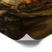 Goya - Corrida 1824 Poster (Ecke)