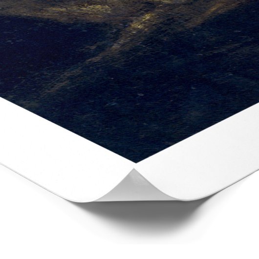 Goya: Der Saturn verliebt seinen Sohn Poster (Ecke)